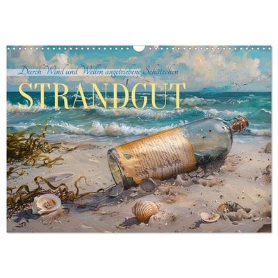 Strandgut (Wandkalender 2027 DIN A3 quer), CALVENDO Monatskalender