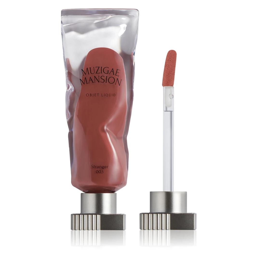 Muzigae Mansion Objet Lip Stain Unique Paint Tube Design Velvet Matte Tint Long-Lasting (003 Stranger) (8809836581231)