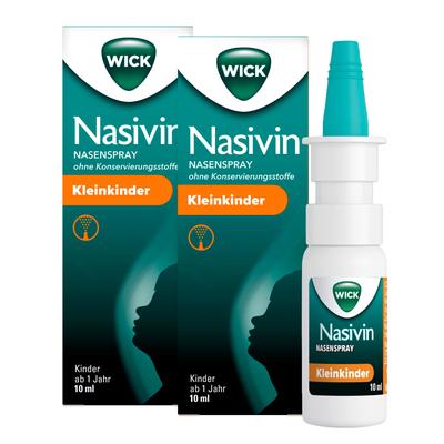Wick Nasivin Nasenspray Kleinkinder x2 2x10 ml