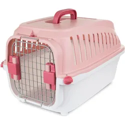 Barry King Transporter für Hunde 55x35x32,5 grau (Hund, Katze, Kleintier), Tiertransport