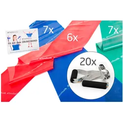 TheraBand, Fitnessband, (0.38 m, Extra Stark, Mittel, Stark)