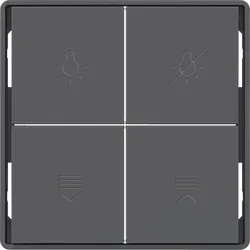 Berker 81182226 Tasten f.Tast.modul,4f,Q.x,ant,bel
