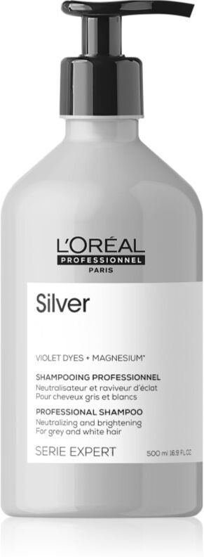 L’Oréal Professionnel Serie Expert Silver Silbershampoo für graues Haar 500 ml