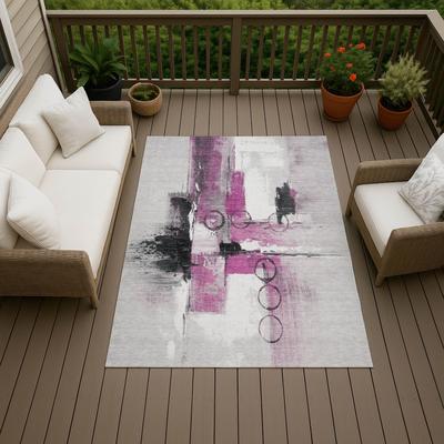 Addison Rugs Machine Washable Indoor/ Outdoor Modern Griffin Chantille Rug