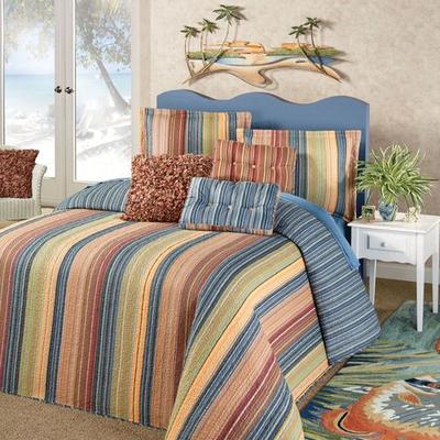 Touch of Class Katelin Oversized Bedspread Blue, Twin, Blue