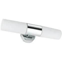 Paulmann Spiegelleuchte LENIA, IP44, 2x E14 max. 20W, 230V, Chrom/Opal PAUL-70350