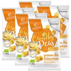 5er-Pack Landgarten geröstete Bio Kichererbsen - Hummus Klassik