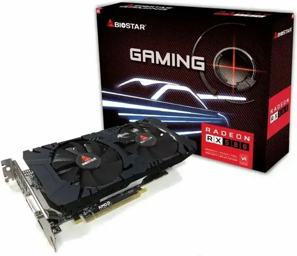 Biostar Radeon RX 580 8GB GDDR5 videokaart
