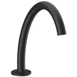 Gessi Origini Waschtisch Auslauf, mittlere Version für separaten Einhebelmischer-Sensor, Ausladung 186mm, 66021299, Farbe: Schwarz Matt