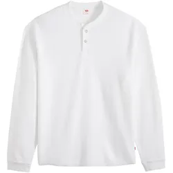 LS Relax Button Henley Herren Sweatshirt