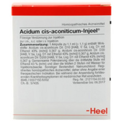 Biologische Heilmittel Heel GmbH ACIDUM CIS-aconiticum Injeel Ampullen 10 St 01474303