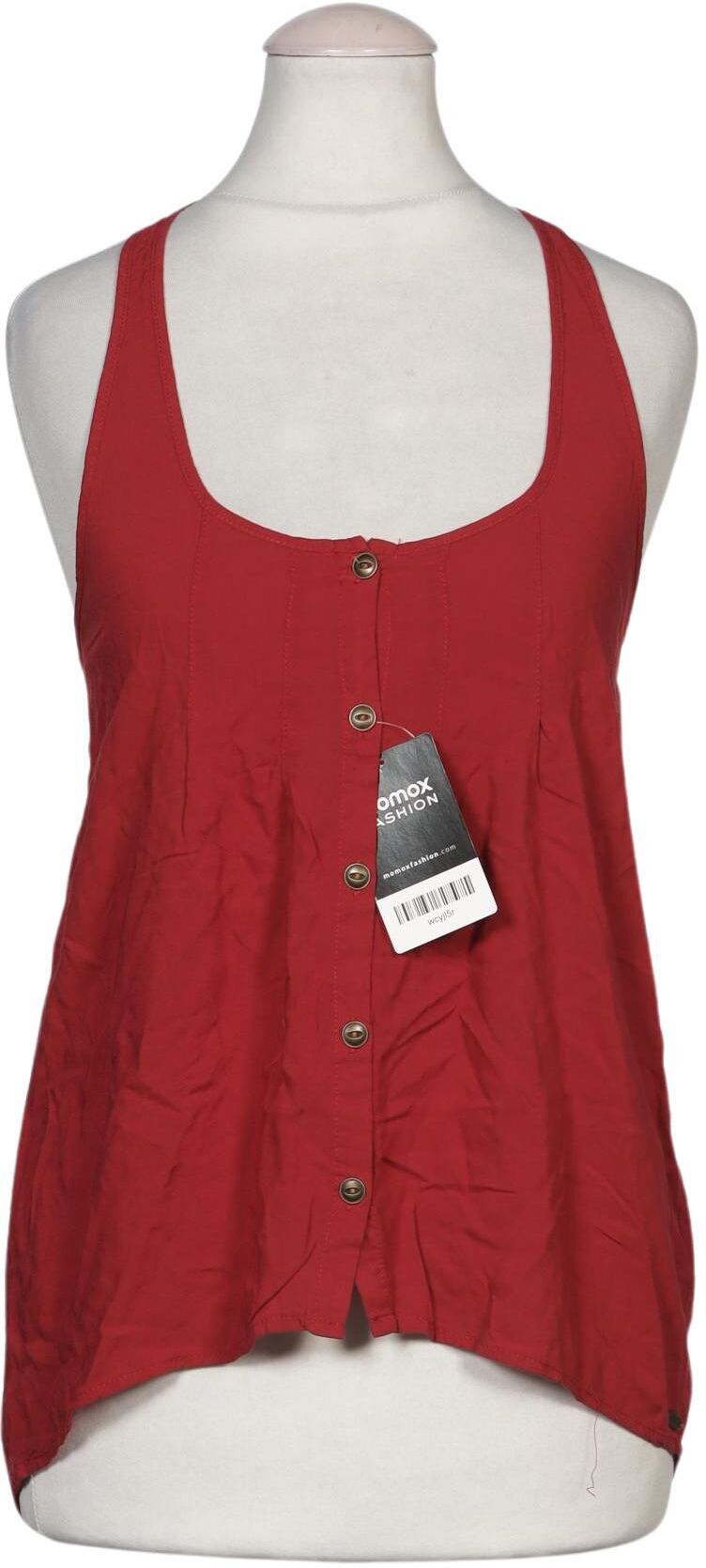 O Neill Damen Bluse, Rot, Gr. XS, Viskose - Second Hand