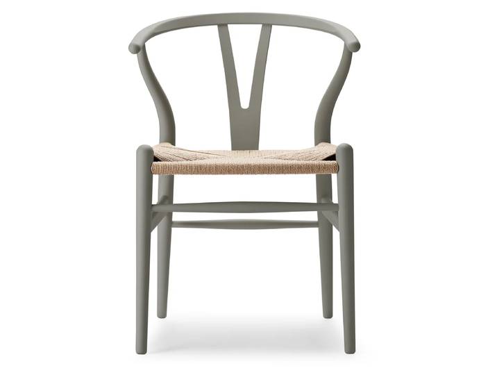 Carl Hansen - CH24 Soft Wishbone Chair Ilse Crawford, Buche soft clay / Naturgeflecht