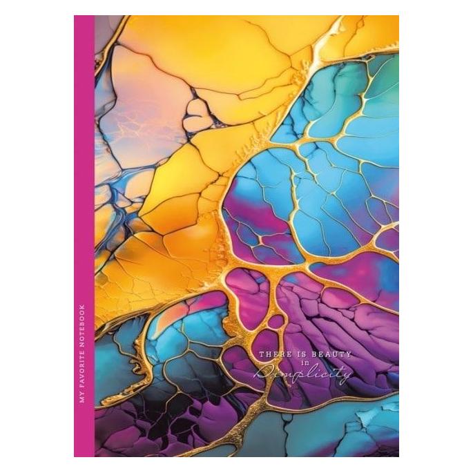Fresh Dekoratives Notizbuch 143x200/64K Raster TW-Mosaik (64K, Harter Einband) (47995377)