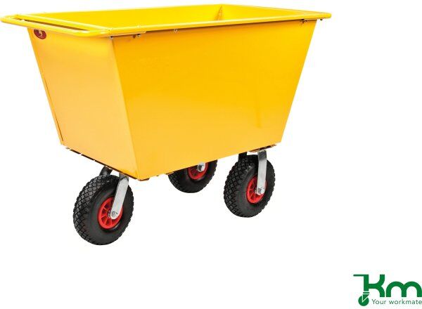 Kongamek Fodervogn 200 Liter, Luftgummihjul
