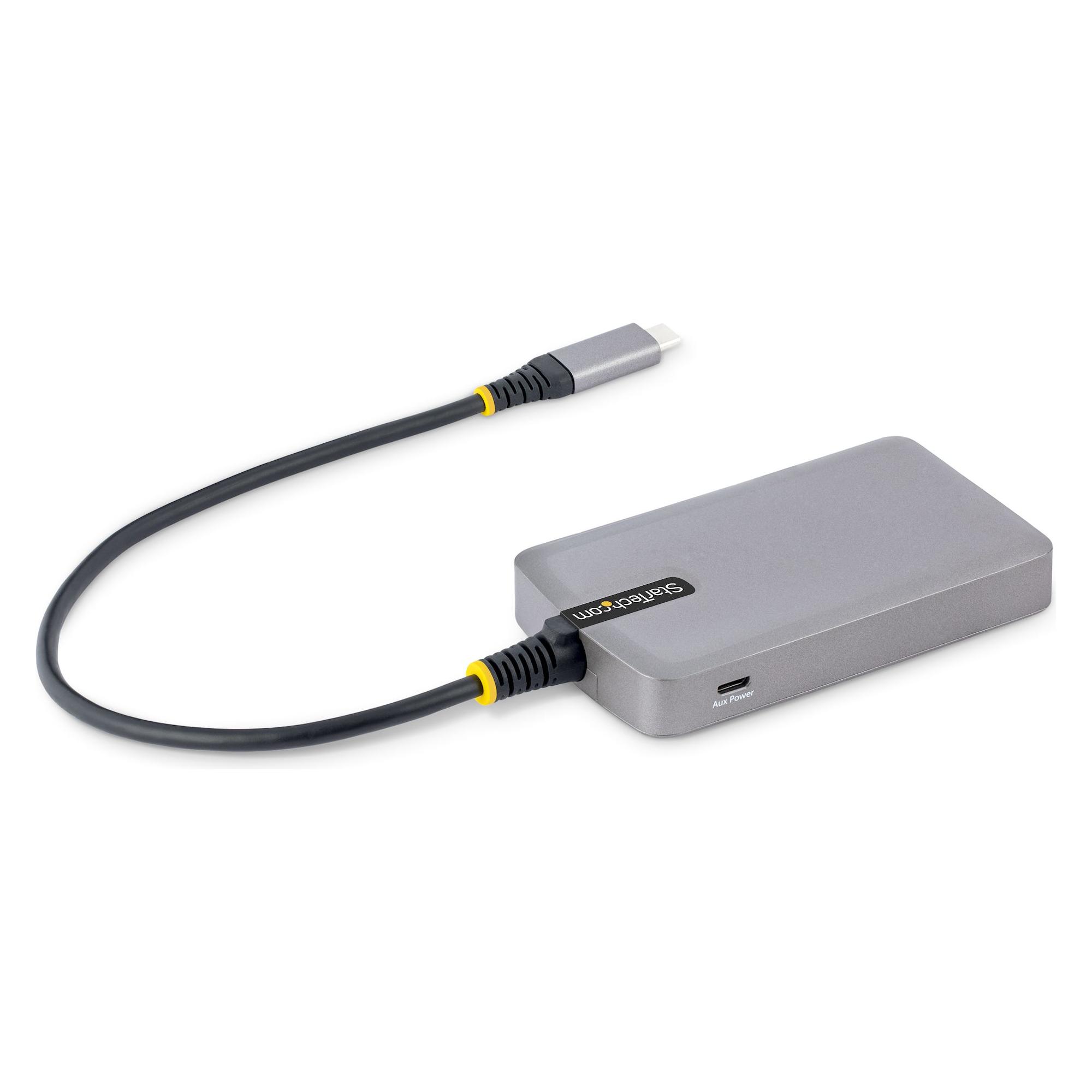 StarTech com 5G4AB-USB-C-HUB, USB 3.2 Gen 1 (3.1 Gen 1) Type-C, Micro-USB, USB 3.2 Gen 1 (3.1 Gen 1) (USB-C, 5 Ports) (5G4AB-USB-C-HUB)