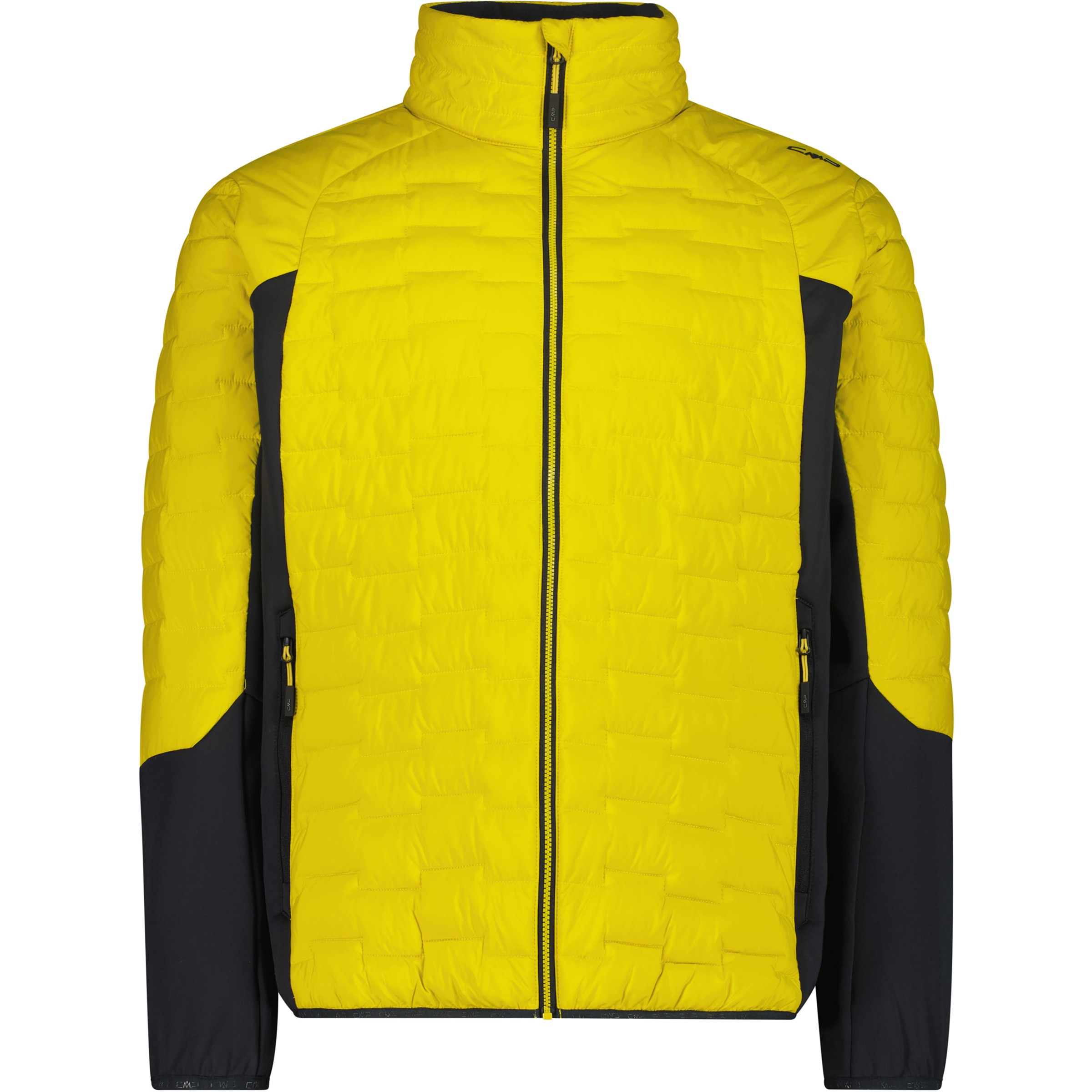 CMP Hybrid Herren Kunstfaserjacke gelb Größe L Trekking Wasserabweisend Wasserabweisend