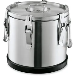 WAS Germany - Thermospeisetransportbehälter, 6 ltr., Ø 22 cm, Chromnickelstahl