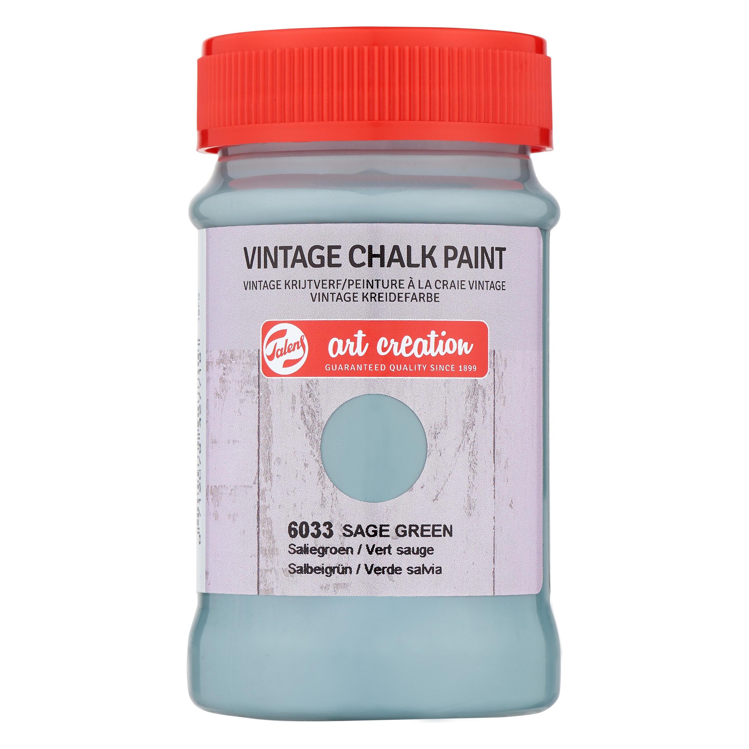 Royal Talens Vintage Chalk Jar 100 ml Sage Green 6033 (100 ml) (420560330)