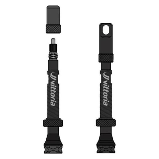 Vittoria Tubeless Multiway Ventil 100 mm à 2 Stück (1AA00094)