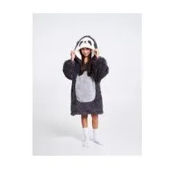 Cozy Noxxiez, Decke, Noxxiez Hoodie-Decke – Faultier – 160 cm