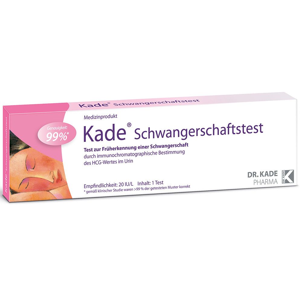 Kade Schwangerschaftstest 1 St Test