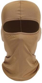 DynamicDeals Full Face Balaclava Mask For Skiing & Motorcycle UV Protection sandy