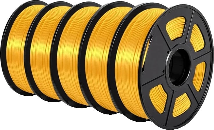 JAYO PLA+ Silk filament diameter 1,75 mm gewicht 5,5 kg Silk Gold