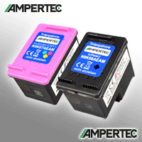 2 Ampertec Tinten ersetzt HP No 304XL Doppelpack KCMY 304XL-KIT