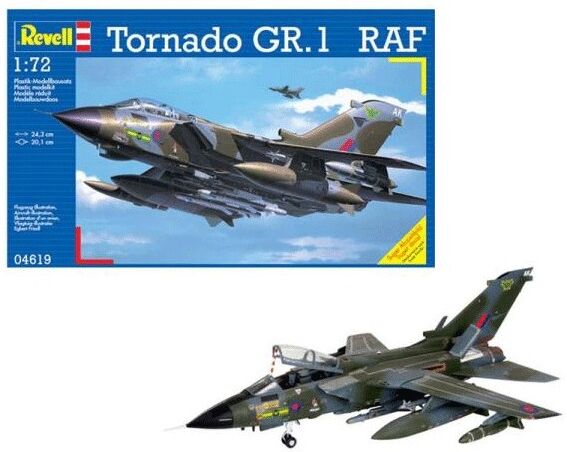 Maquette Tornado GR.1 RAF Avion de combat Level 4 échelle 1:72 - Revell