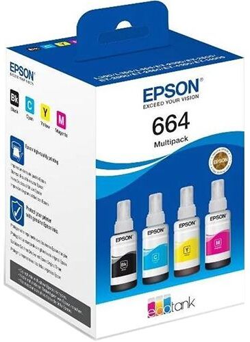 Tinteiro EPSON C13T664640 664 Ecotank - Multipack
