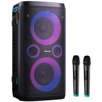 Party Rocker One Plus, Lautsprecher schwarz, IPX4-Wasserdichtigkeit, Karaoke Mode, UKW -Radio