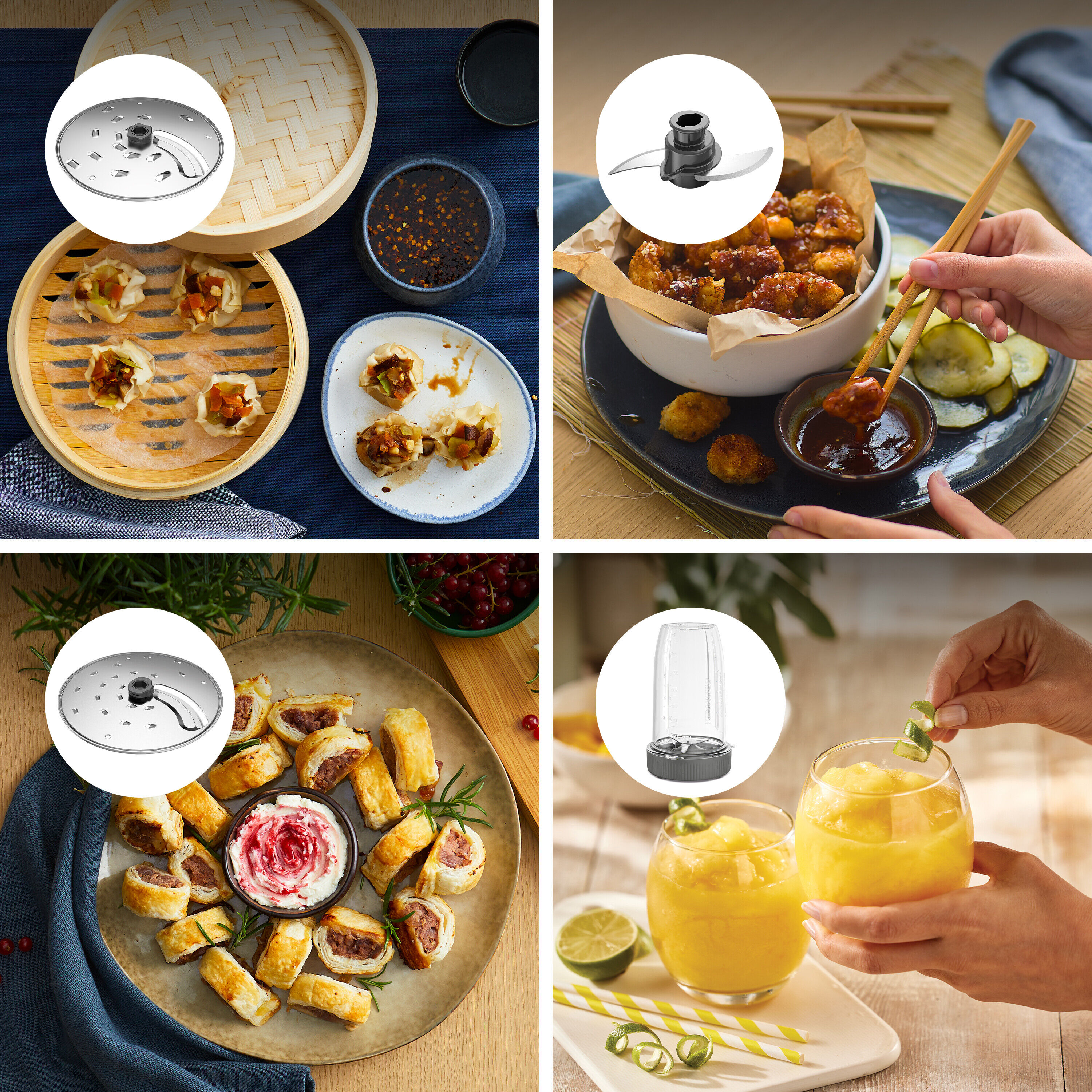 Kenwood Küchenmaschine "MultiPro Go FDP23.380GY", grün, B:16,8cm H:29,7cm T:16,8cm, Küchenmaschinen, Für Smoothies, zum Schneiden, Reiben, Pürieren und Teig Kneten, Küchenmaschine