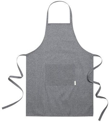 Tablier personnalisé Pissek coton recyclé noir