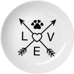 Futterteller MIKA LOVE weiß (D 16,50 cm) - weiß - D 16,50 cm
