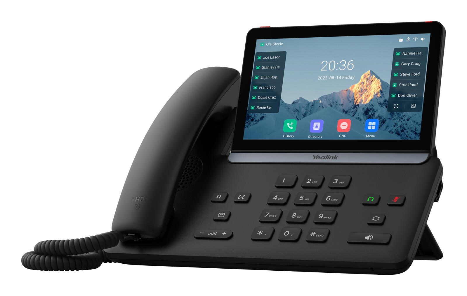 Yealink SIP-T87W VoIP-Telefon mit Rufnummernanzeige 1301227