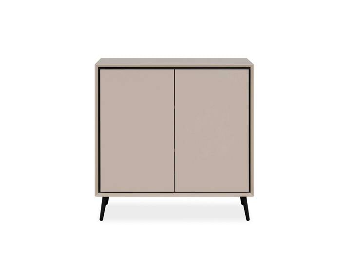 Finori Arona Kommode Sand/Schwarz