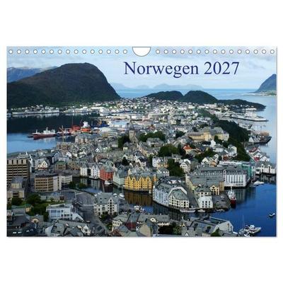Norwegen 2027 (Wandkalender 2027 DIN A4 quer), CALVENDO Monatskalender