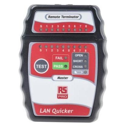 RS PRO CT009 LAN Cable Checker Type RJ45 (Kabeltester) (1368580)