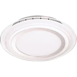 Design LED Decken Lampe Chrom Glas Ess Zimmer Strahler Flur Leuchte rund WOFI 9276.01.01.0300