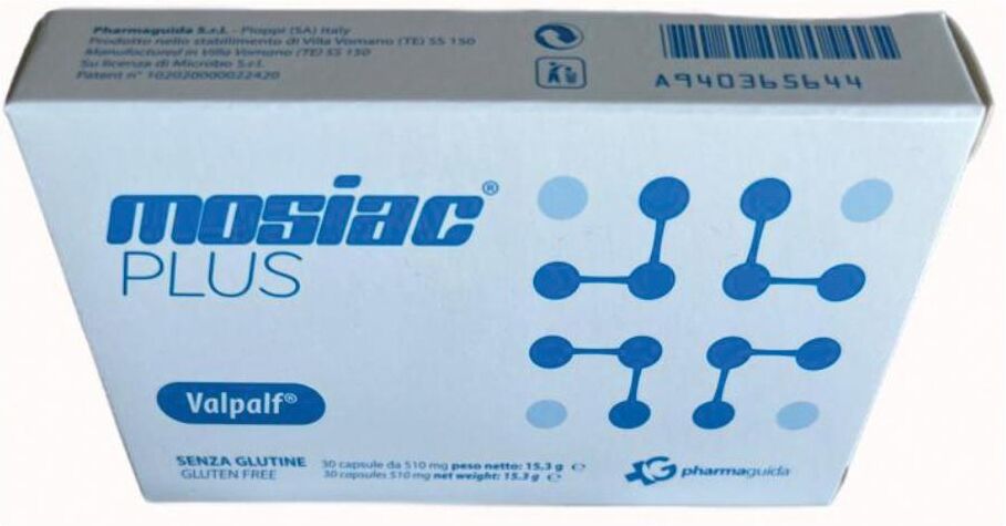 PHARMAGUIDA Srl Mosiac Plus 30 Capsule - Integratore Alimentare con Valpalf