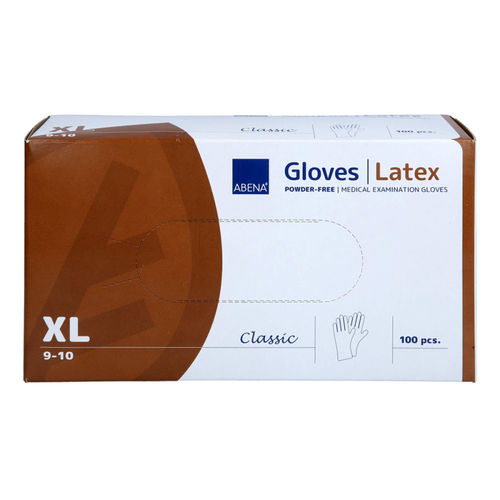 ABENA GmbH Latex-handschuhe Classic Unster.puderfrei Xl Natur 10414464