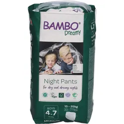 Bambo Dreamy Night Pants 4-7 Jahre Junge 15-35Kg 10 ST