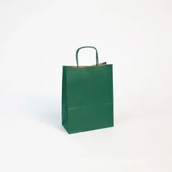 Clairefontaine Packung mit 25 Taschen Kraft glatt 110g, 16x8x21cm, grün - Grün 395610C