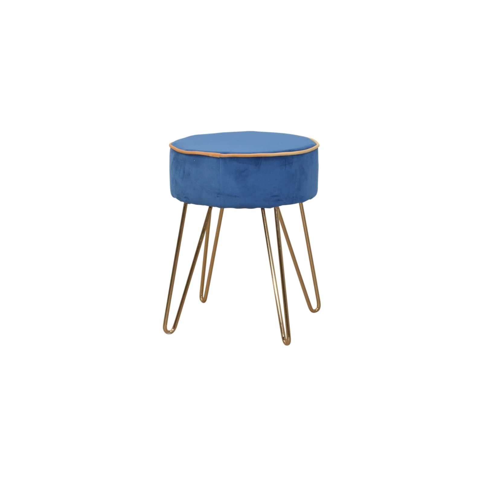 möbel direkt online Sitzpouf Tinka blau