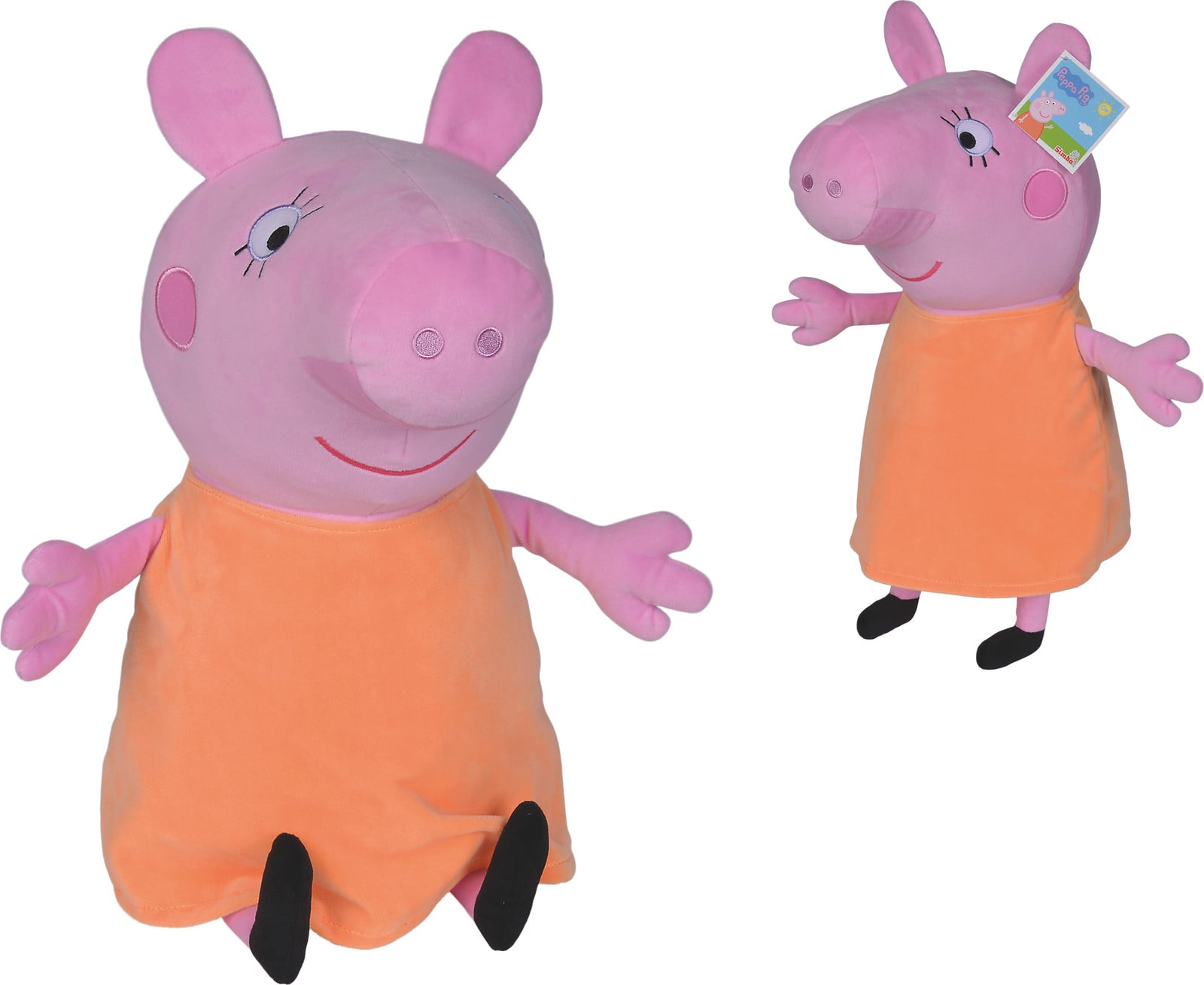 Simba Toys Peppa Pig Mama Varken Knuffel, 35 cm