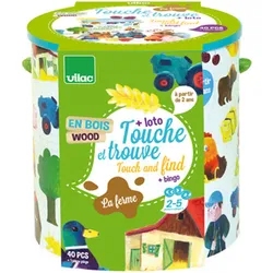 Vilac Spiel "Fühle und Finde" Farm (Deutsch, 1 - 4 Spieler)