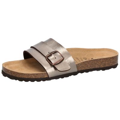 Pantolette LICO "Pantolette Bioline Solveig", Damen, Gr. 36, braun, Synthetik, Schuhe Pantolette