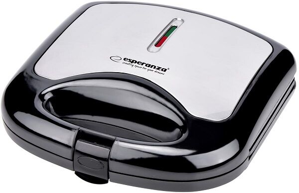 Sanduicheira ASIAGO 1000W (Preto/Inox) - ESPERANZA