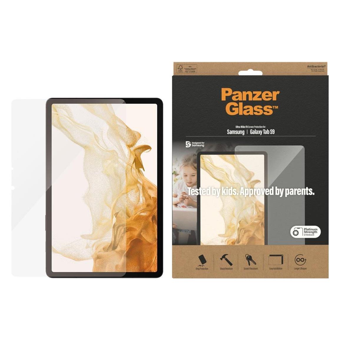 PanzerGlass Screen Protector (1 Stk., Samsung Galaxy Tab S9, Samsung Galaxy Tab S9 FE) (7332)